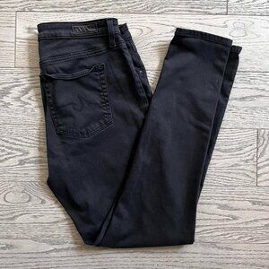 Anthropologie Black high rise super skinny jeans